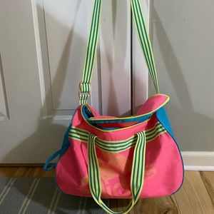 Medium Neon Adidas Duffle